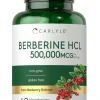 Berberine HCL 500,000 mcg - 60 Capsules